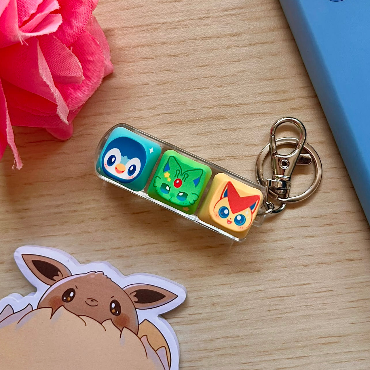 Poke DIY keycap charms elemoli
