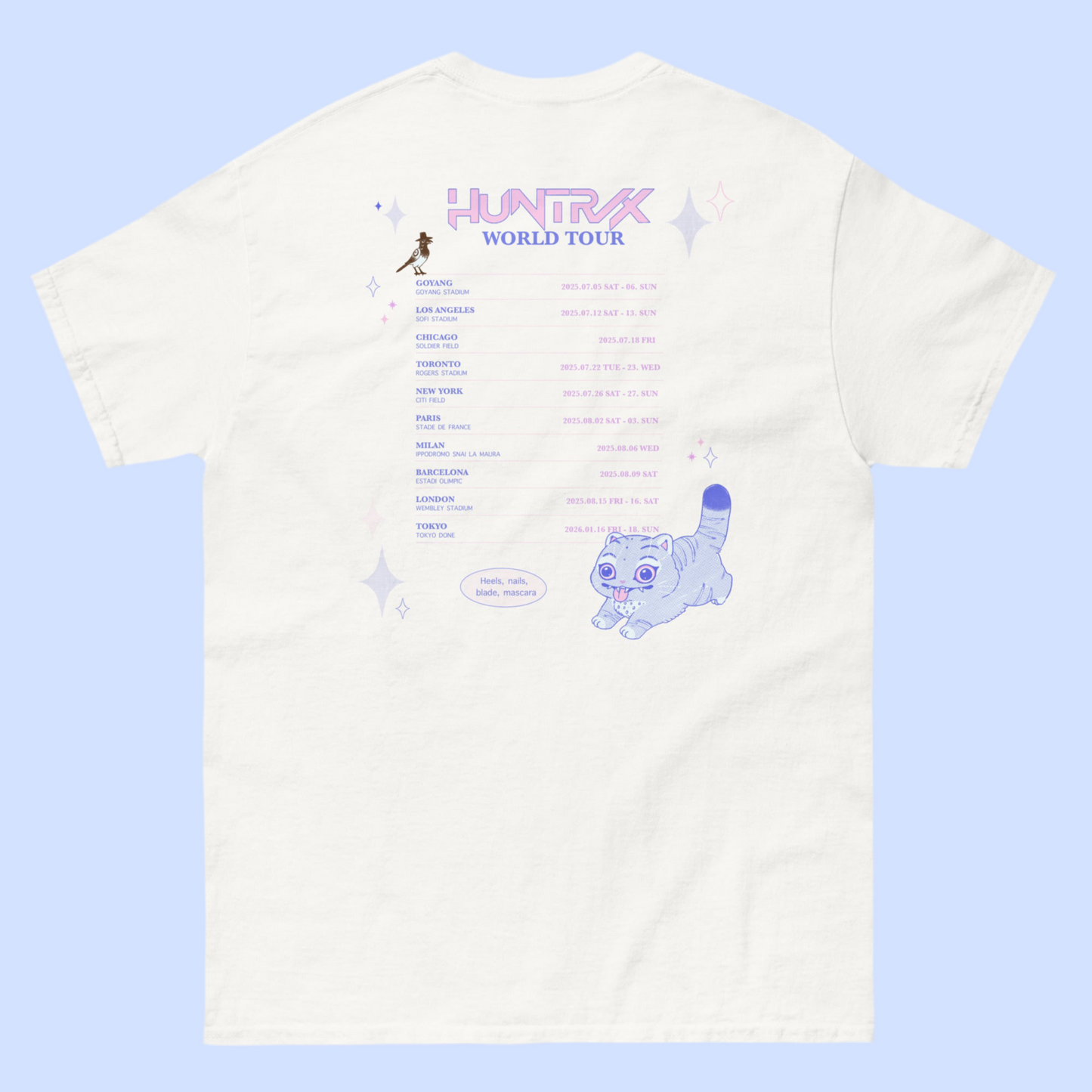 K-POP Demon Hunters concert t-shirt elemoli