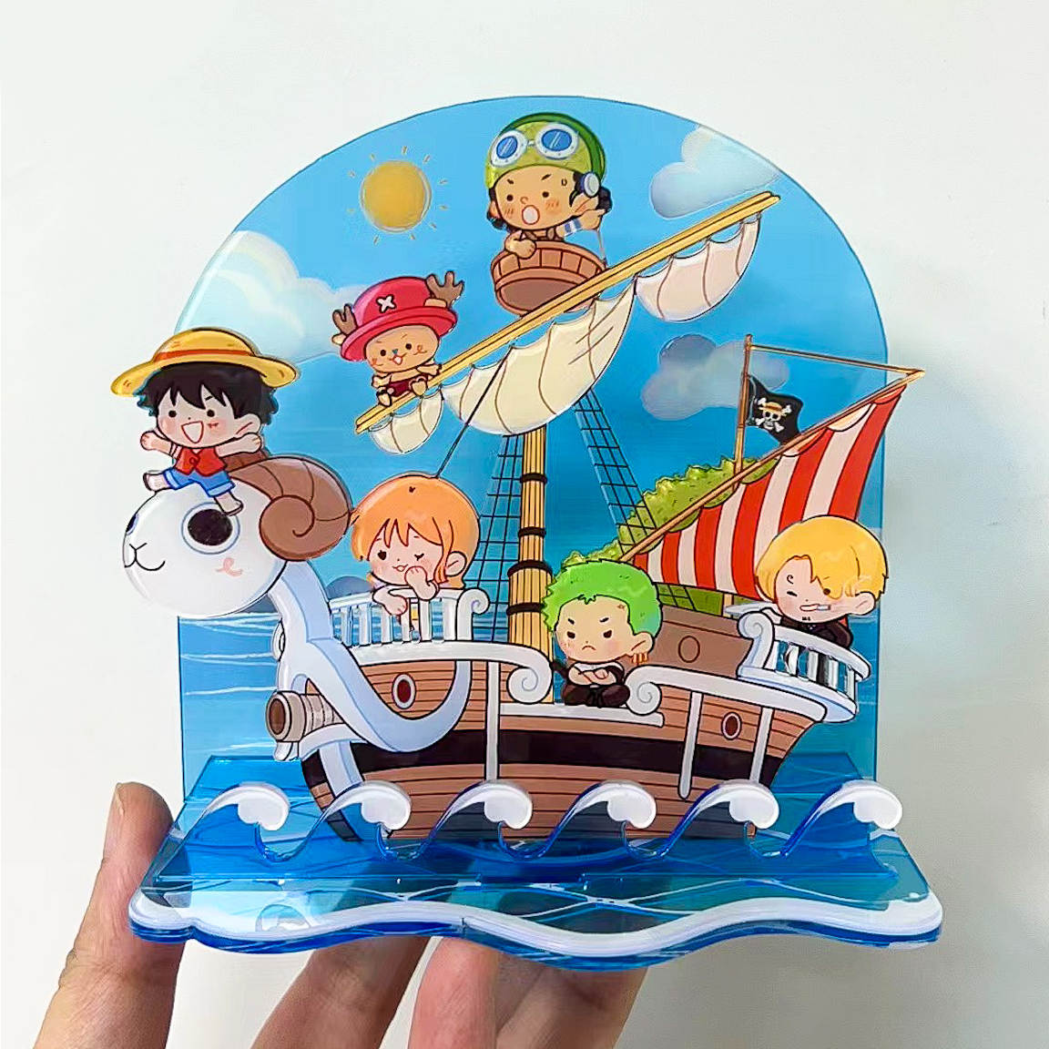 One Piece standee Elina's art