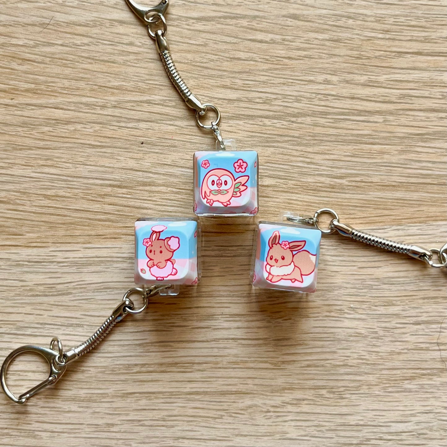 POKE sakura keycap charms Elina's art