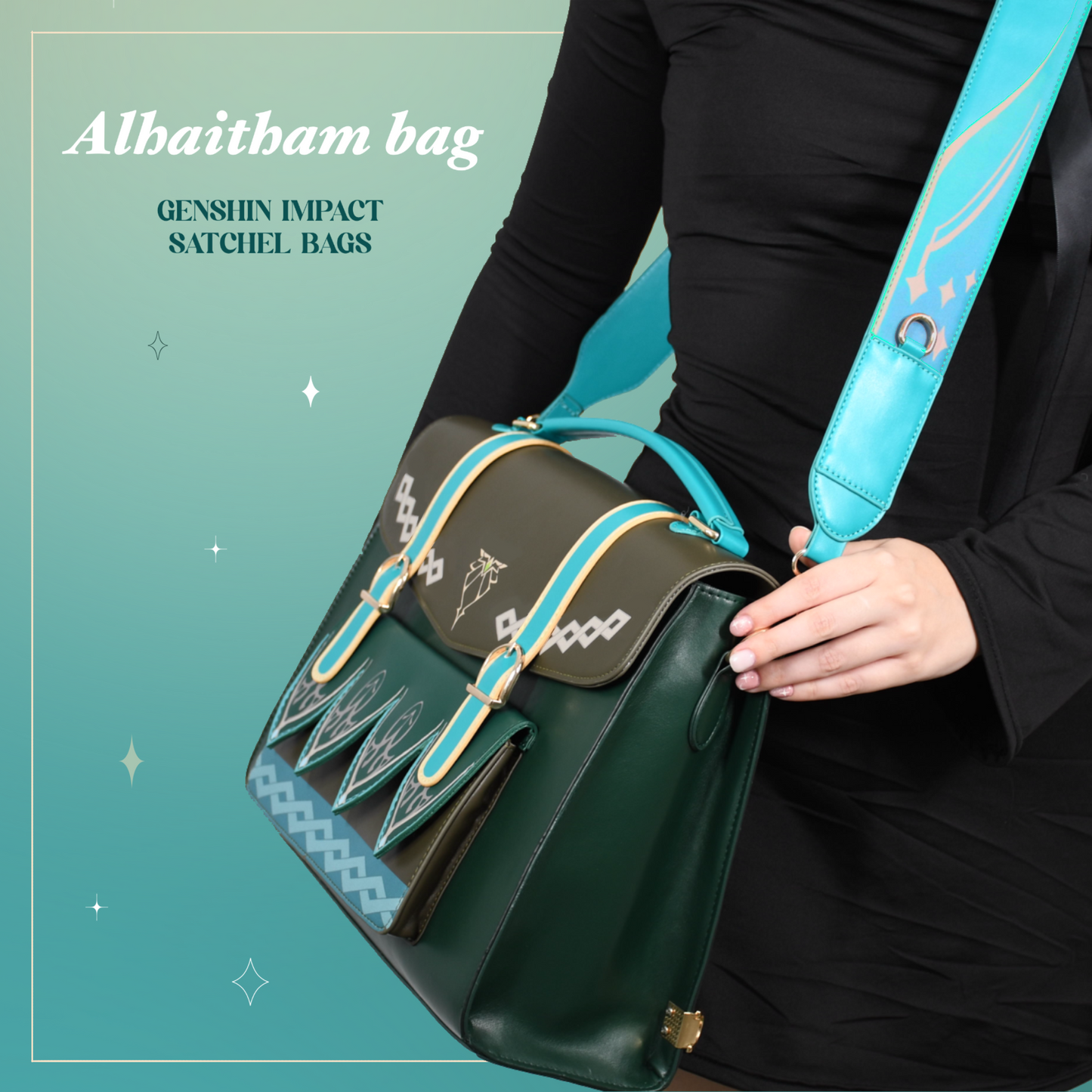 Alhaitham satchel bag Elina's art