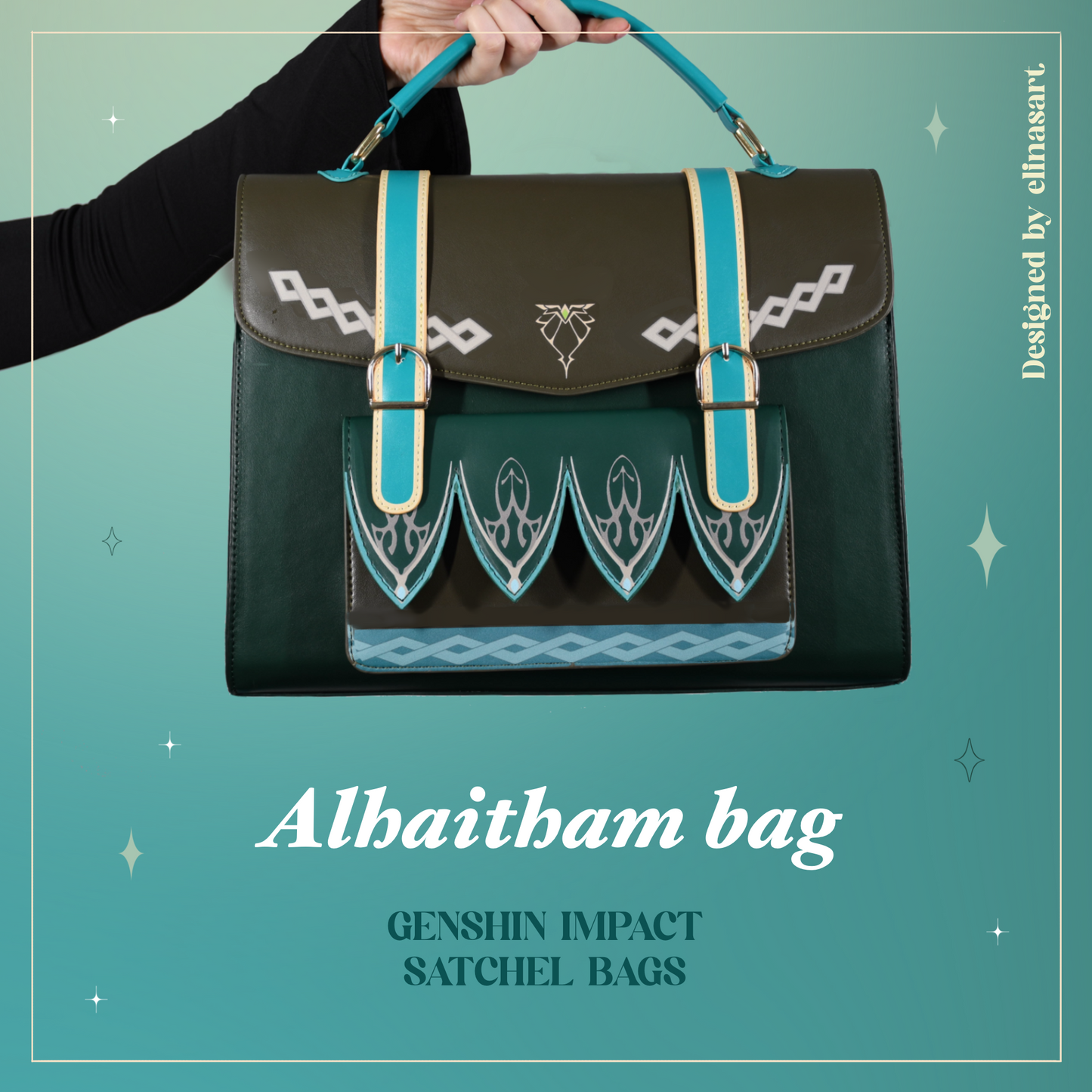 Alhaitham satchel bag Elina's art