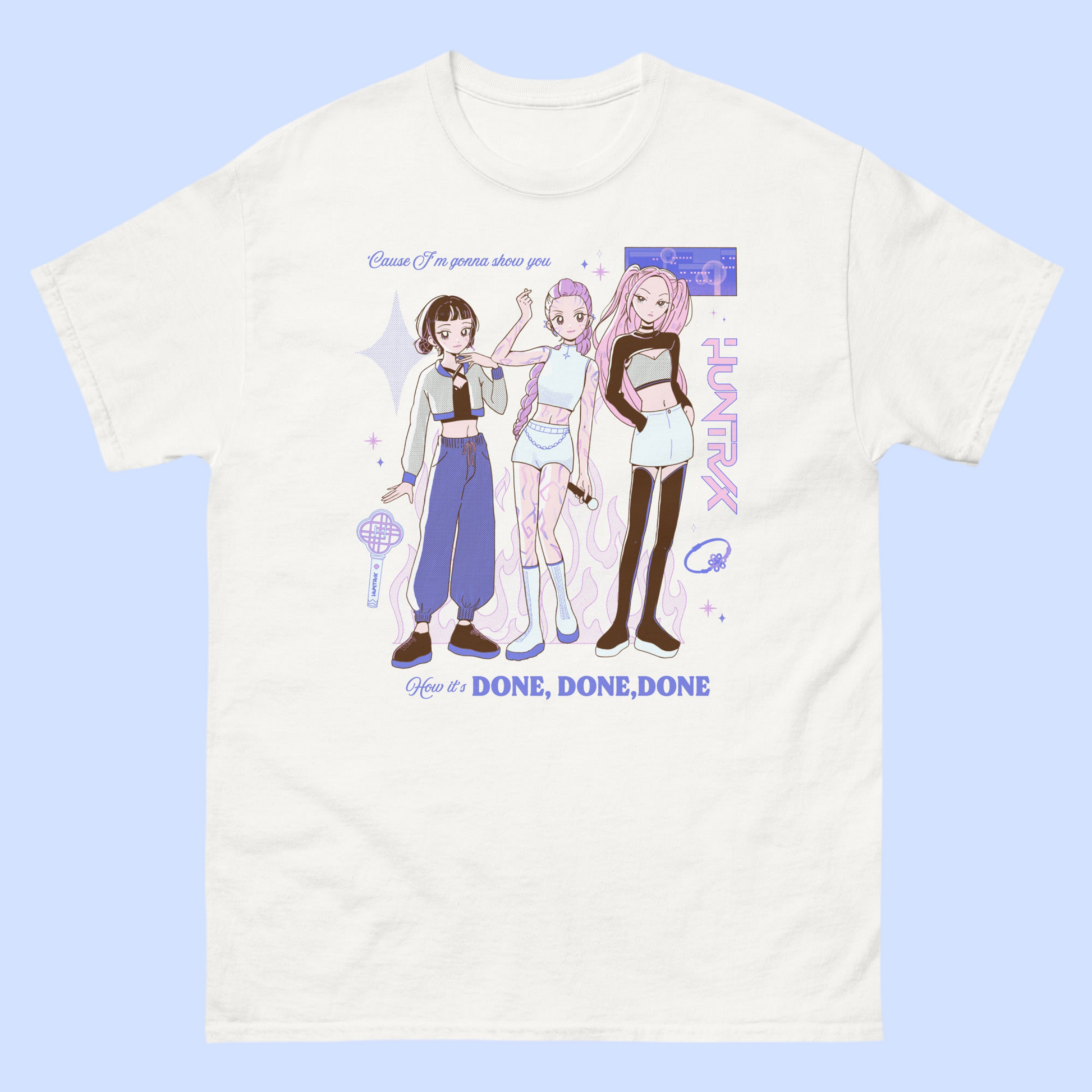 K-POP Demon Hunters concert t-shirt elemoli