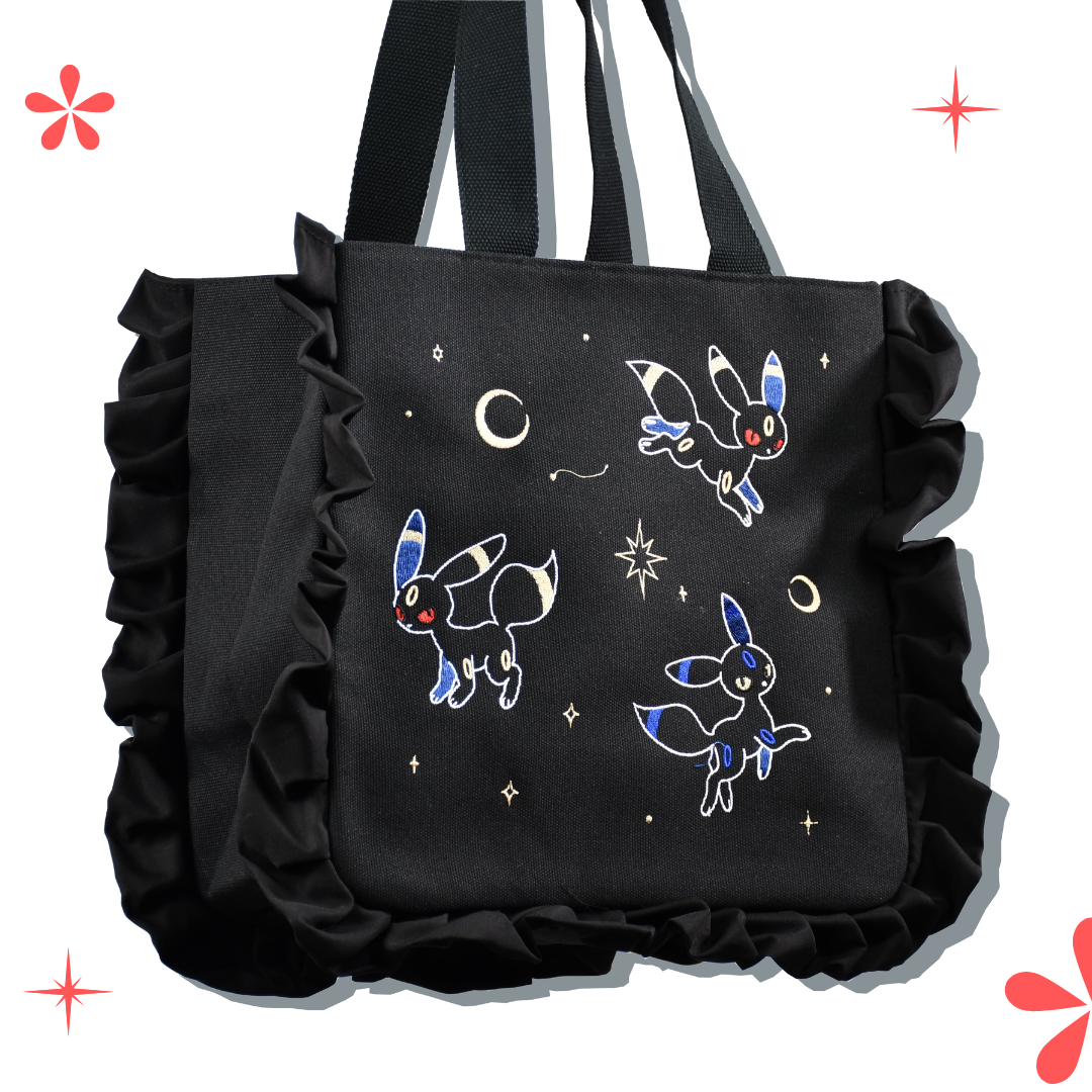 Dark bunny Totebag Elina's art