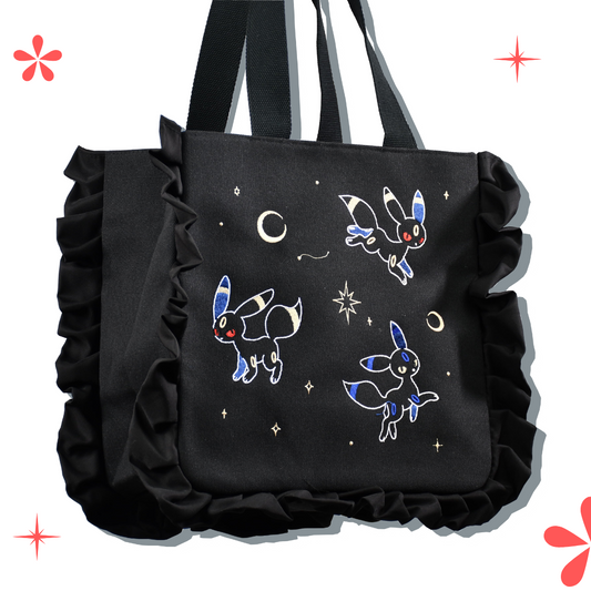 Dark bunny Totebag Elina's art