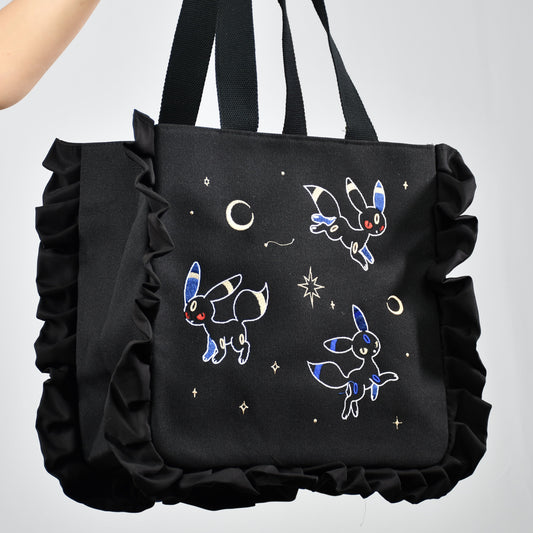 Dark bunny Totebag Elina's art