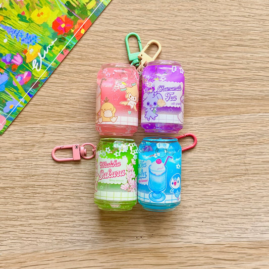 POKE liquid acrylic charms elemoli