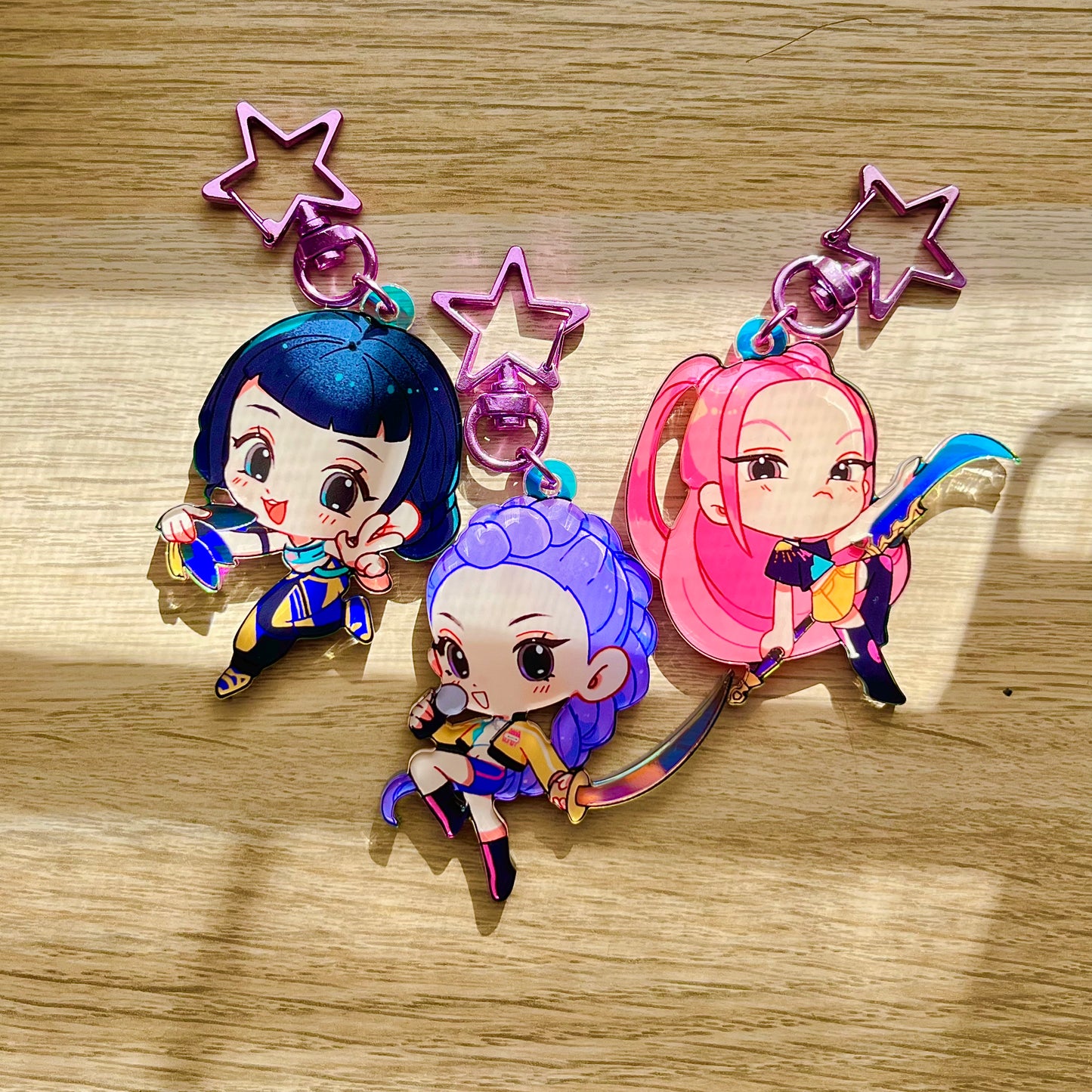 HUNTRIX acrylic charms Elina's art