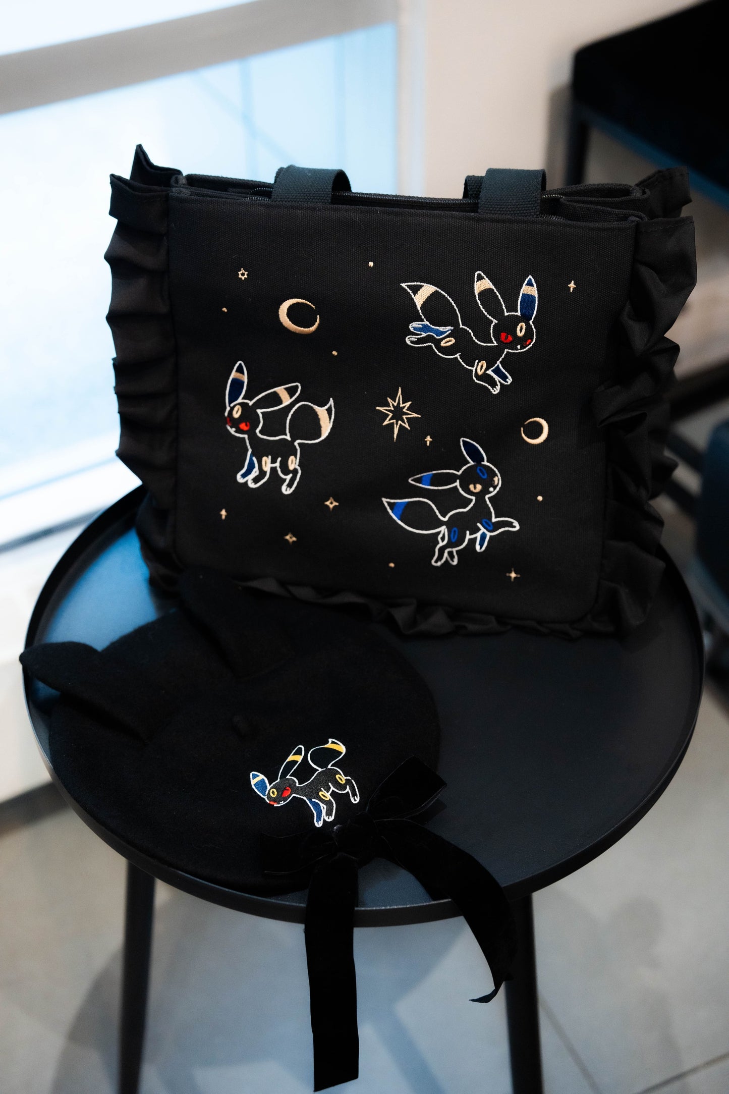 Dark bunny Totebag Elina's art