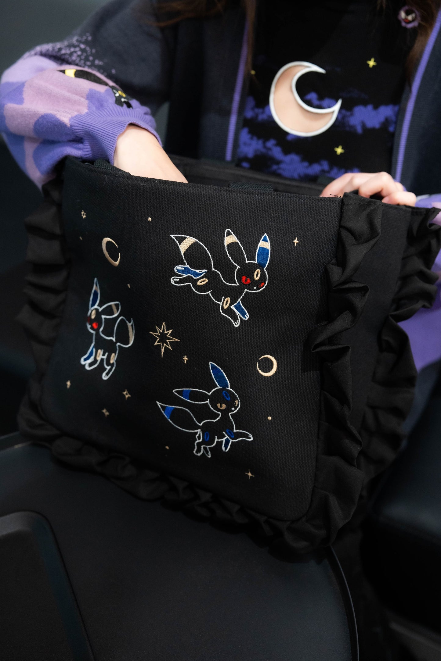 Dark bunny Totebag Elina's art
