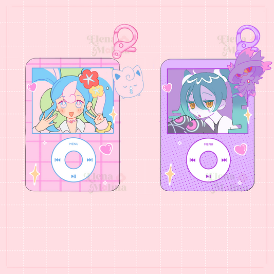 Pokemiku acrylic charms