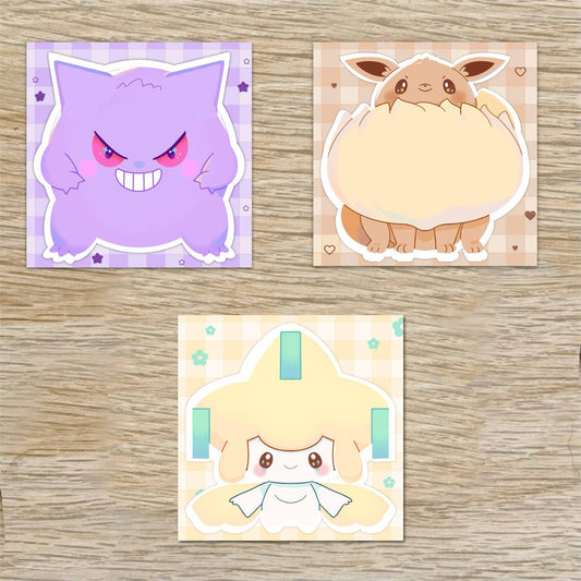 Poke memopads elemoli