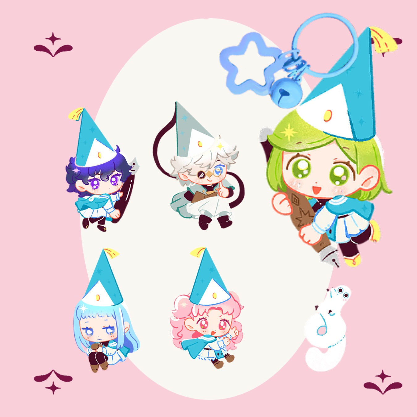 Witch hat Atelier frosted charms elemoli
