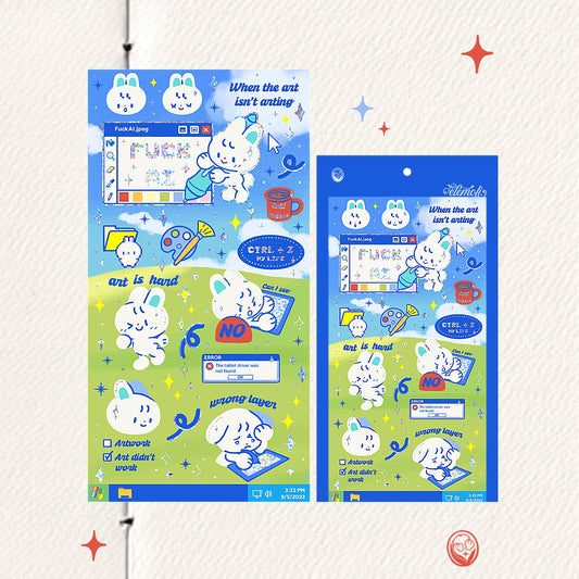 Digital artist stickersheet elemoli