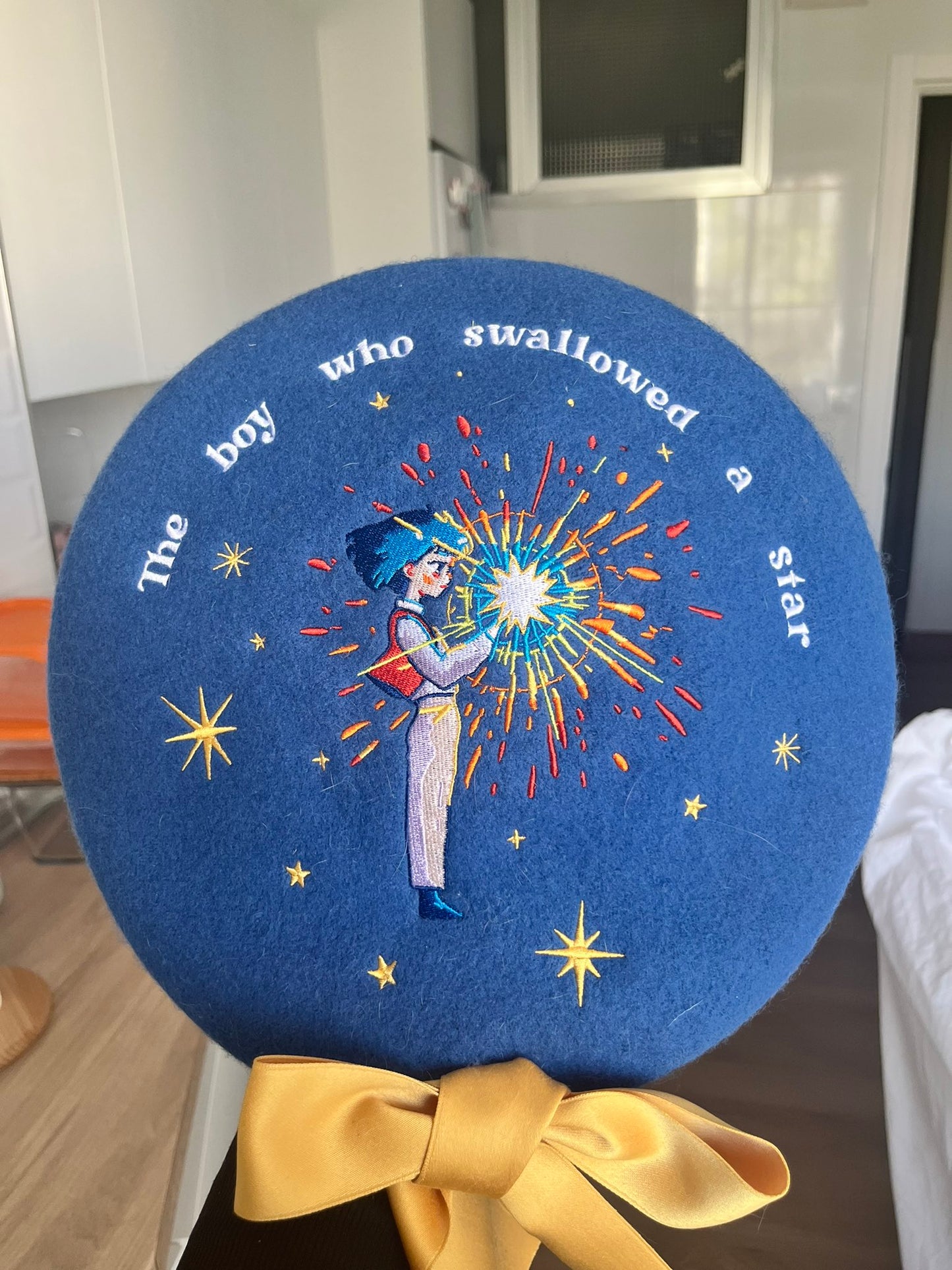 Blue stars Beret